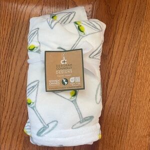 Deborah Connolly Designs Martini Print towels Set of two